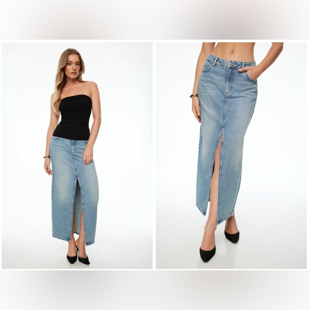 Dynamite Blue Maxi Skirt